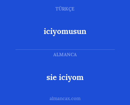 sie iciyom - iciyomusun