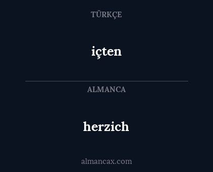 içten - herzich