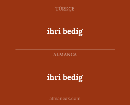 ihri bedig - ihri bedig