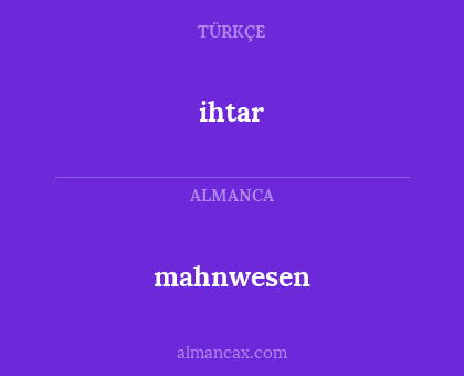mahnwesen - ihtar