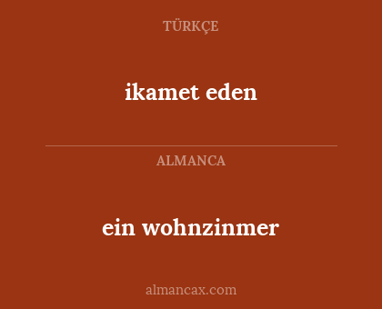 ikamet eden - ein wohnzinmer