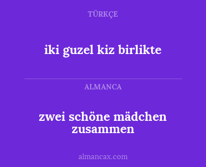 zwei schöne mädchen zusammen - iki guzel kiz birlikte