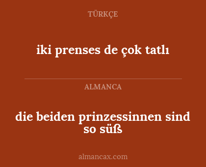 iki prenses de çok tatlı - die beiden prinzessinnen sind so süß