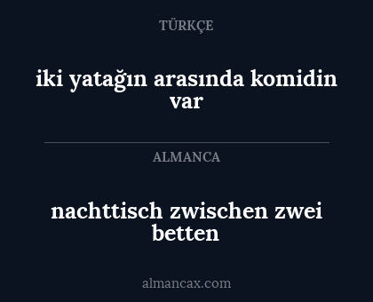 nachttisch zwischen zwei betten - iki yatağın arasında komidin var