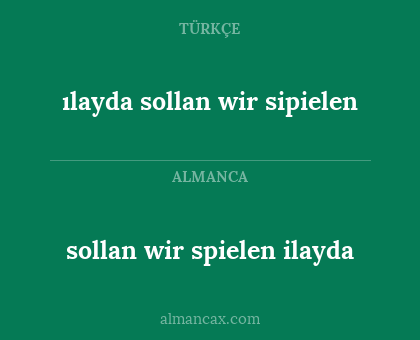 sollan wir spielen ilayda - ılayda sollan wir sipielen