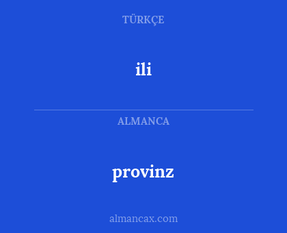 provinz - ili