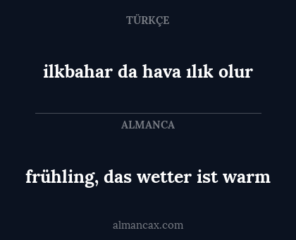 ilkbahar da hava ılık olur - frühling, das wetter ist warm