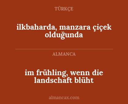 ilkbaharda, manzara çiçek olduğunda - im frühling, wenn die landschaft blüht