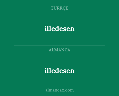 illedesen - illedesen