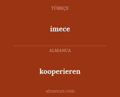 imece - kooperieren