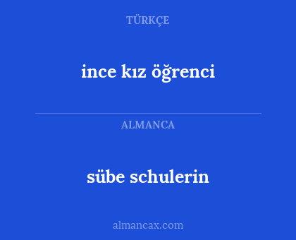 sübe schulerin - ince kız öğrenci