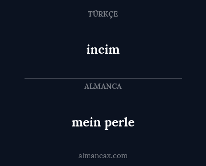 incim - mein perle