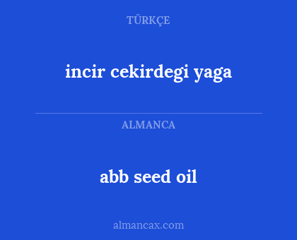 incir cekirdegi yaga - abb seed oil