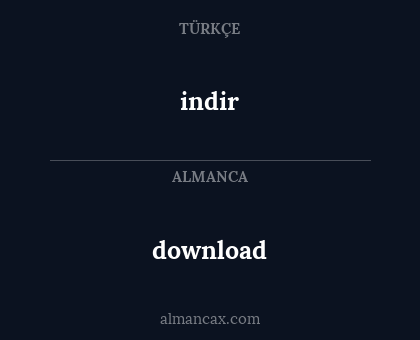 indir - download