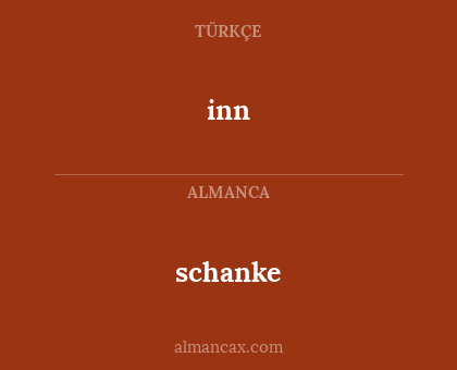 inn - schanke