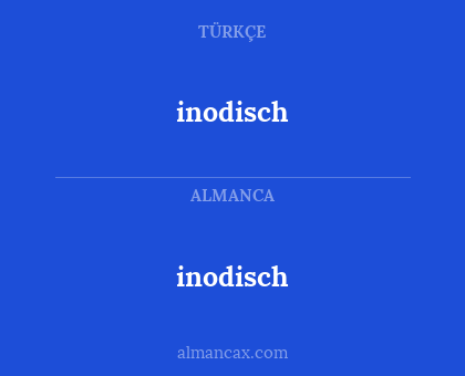 inodisch - inodisch