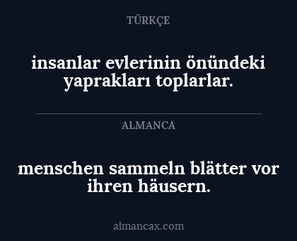 insanlar evlerinin önündeki yaprakları toplarlar. - menschen sammeln blätter vor ihren häusern.