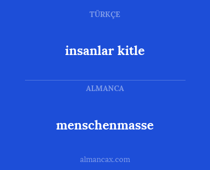 menschenmasse - insanlar kitle