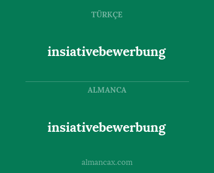 insiativebewerbung - insiativebewerbung