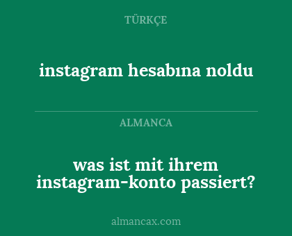 was ist mit ihrem instagram-konto passiert? - instagram hesabına noldu