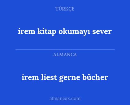 irem kitap okumayı sever - irem liest gerne bücher