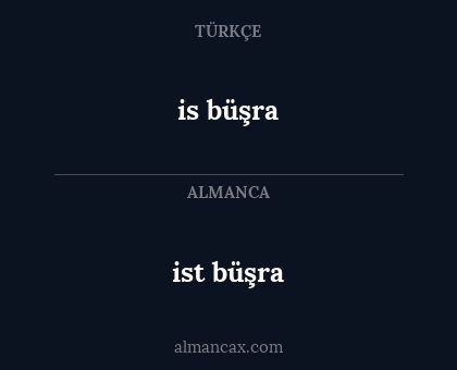 ist büşra - is büşra