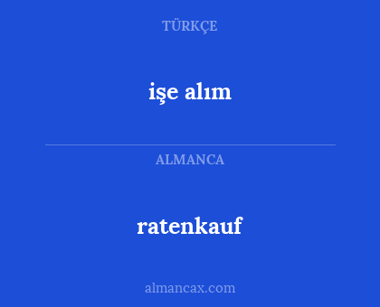 ratenkauf - işe alım