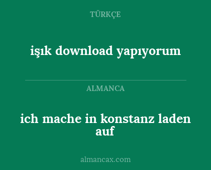 işık download yapıyorum - ich mache in konstanz laden auf