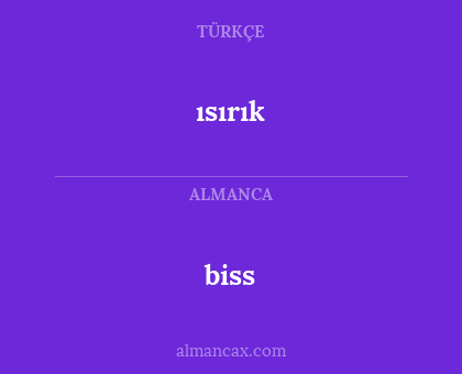 biss - ısırık