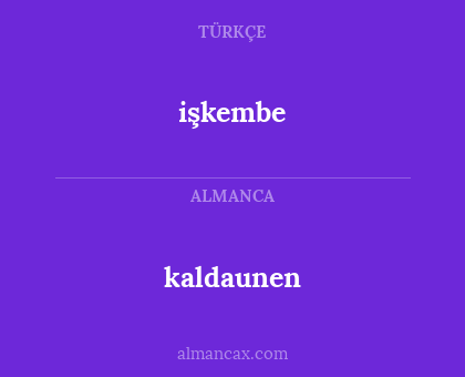 işkembe - kaldaunen