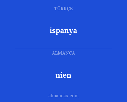 ispanya - nien