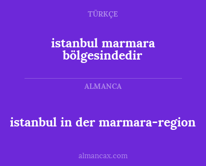 istanbul marmara bölgesindedir - istanbul in der marmara-region