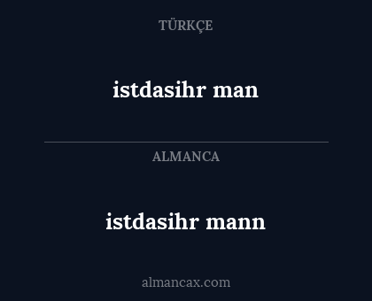 istdasihr mann - istdasihr man