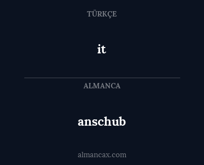anschub - it