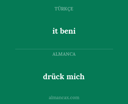 drück mich - it beni