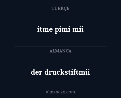 itme pimi mii - der druckstiftmii