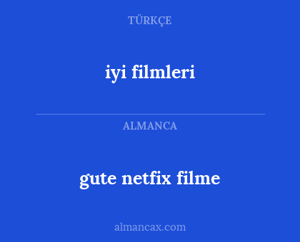 gute netfix filme - iyi filmleri