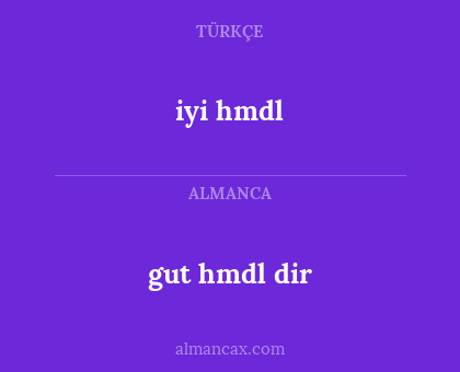 gut hmdl dir - iyi hmdl