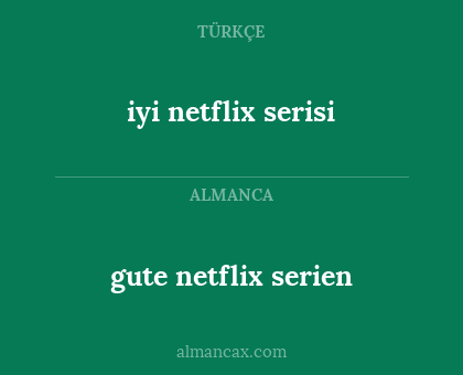 gute netflix serien - iyi netflix serisi