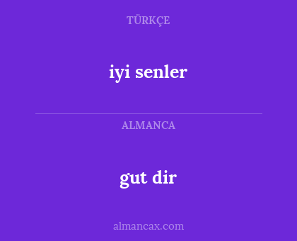 gut dir - iyi senler