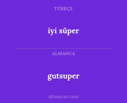 gutsuper - iyi süper