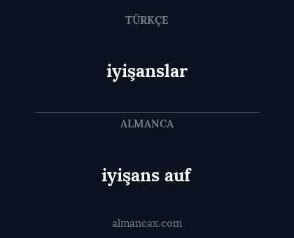iyişanslar - iyişans auf
