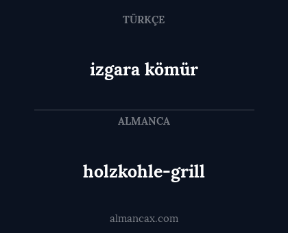 holzkohle-grill - izgara kömür