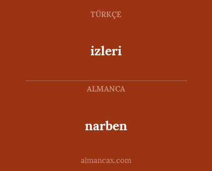 narben - izleri