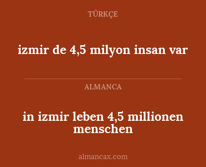 in izmir leben 4,5 millionen menschen - izmir de 4,5 milyon insan var