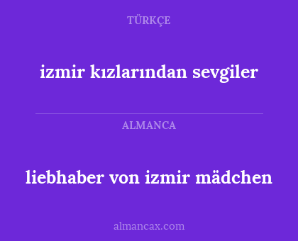 izmir kızlarından sevgiler - liebhaber von izmir mädchen