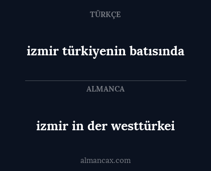 izmir in der westtürkei - izmir türkiyenin batısında