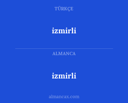 izmirli - izmirli