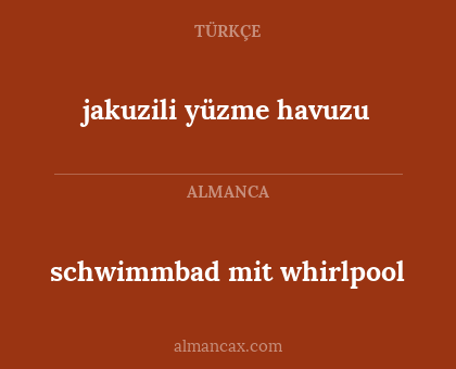 schwimmbad mit whirlpool - jakuzili yüzme havuzu