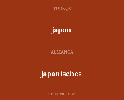 japanisches - japon